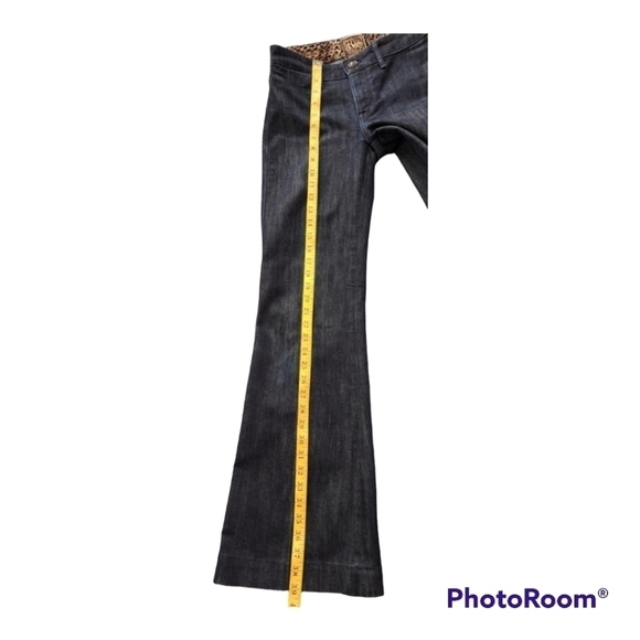 Rich & Skinny blue womens wide leg jeans. Size 26, Made in USA - Picture 14 of 14